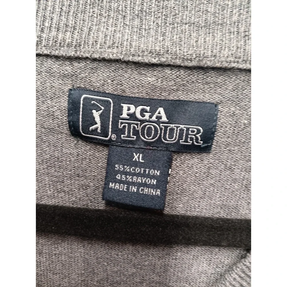 PGA Tour‎ Argyle Sweater Vest XL Neon Yellow Golf Y2K revival, Preppy Relaxed